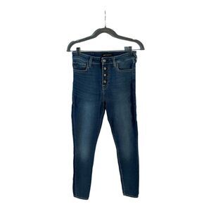 True Religion Halle Jeans Womens 29 Blue High Rise Super Skinny Denim